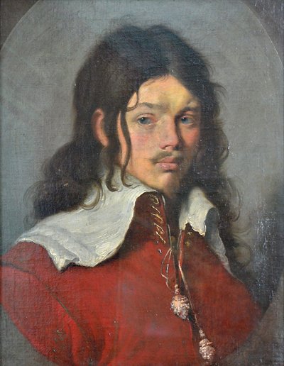 Portret van een jonge man door Bernardo Strozzi